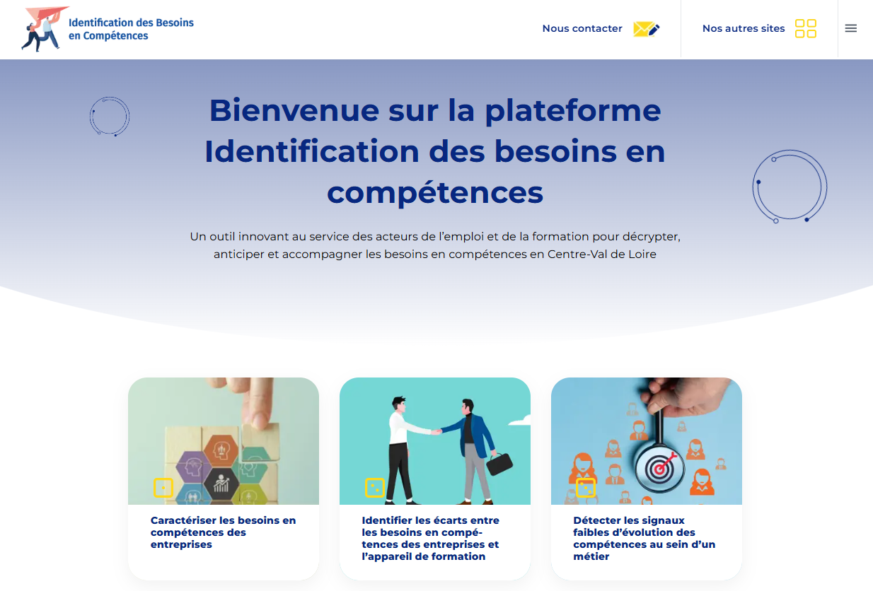Site régionale, d'identification des besoins en compétences