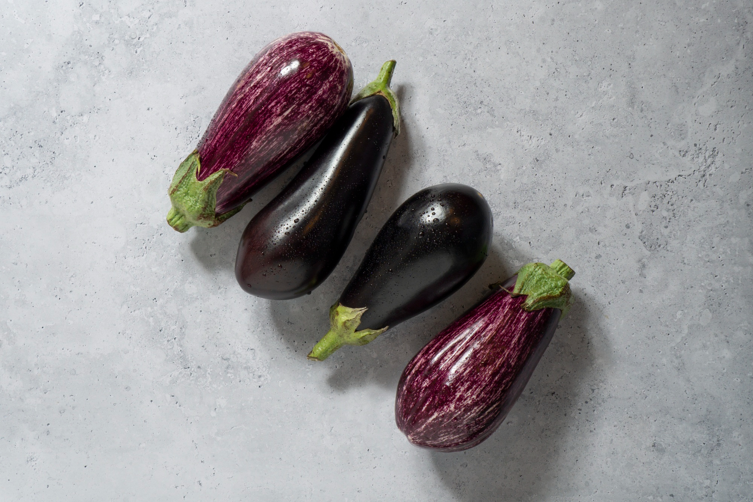 Valorisation des pelures d'aubergine